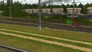 Мое короткое видео из Trainz 2009