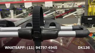 Honda Hrv com Rack e Transbike - Suporte de Bicicleta Thule Freeride - Rack Projecar - Dk136