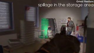 spillage in the storage area (Showcase)