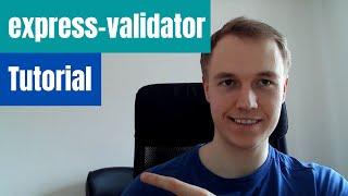 express-validator Node.js tutorial