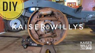 How to replace Willys jeep drum brakes