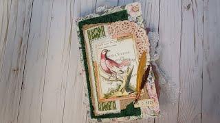 Take Flight Bird Faith Journal Junk Journal flip through