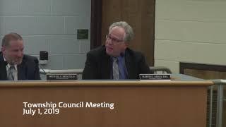 Township of Ocean Council Meeting, July 1, 2019