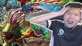 ENDLESS Murlocs With QUEST SHAMAN | SHUDDERWOCK | THE WITCHWOOD | HEARTHSTONE | DISGUISED TOAST