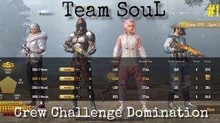 75 Kills In 2 Matches | Crew Challenge | Team SouL | PUBG Mobile