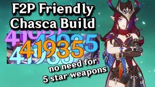 F2P Chasca Build! FIRST EVER Multi-Element DPS! | Genshin Impact