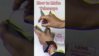 How to Make Telescope At Home With Convex And Concave Lens | DIY Telescope At Home | Mini Telescope