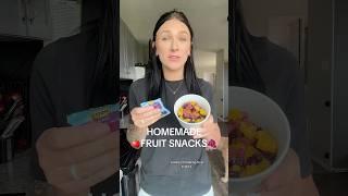 HOMEMADE FRUIT SNACKS