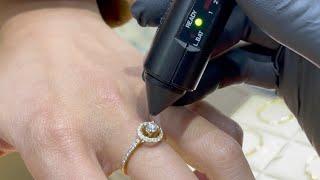 Testing Customer’s Diamond Ring 