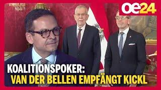 Koalitionspoker: Van der Bellen empfängt Herbert Kickl @geraldgrosz