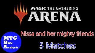 MTG Arena - Nissa and her mighty friends