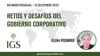 Elena Pisonero: RETOS y DESAFIOS del Gobierno Corporativo_IGS