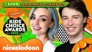 🟠 LIVE: Kids' Choice Awards 2025 Orange Carpet! w/ Owen Holt & Jane McManus | Nickelodeon