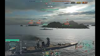 World of Warships линкор Izumo