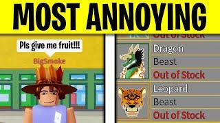 Top 50 Most Hated Things in Blox Fruits