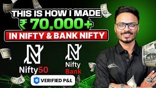 ₹70,000+ Profit Breakdown: My Nifty & Bank Nifty Trading Strategy