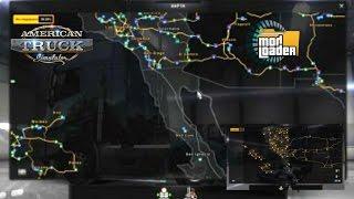 Download MODs American Truck Simulator Combination map Coast to Coast v1 6 + mexican 1 2 for ATS Map