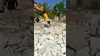 SSI S43 BREAKER INSTALL JCB 3DX MACHINE  WHITE MARBLE #whatsappstatus#case#shorts#jcb #youtubeshorts