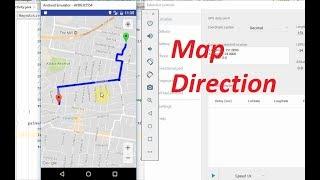 Android tutorial: How to get directions between 2 points using Google Map API