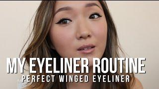 My Eyeliner Routine | Perfect Winged Liner using MAC Fluidline gel liner