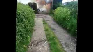 Fire at The Drive, Reydon.  Video by Mark Reeve.