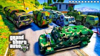 Stealing HEAVY MILITARY TRUCKS in GTA 5!