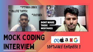 Fresher Mock Coding Interview | Software Engineer Google | Crack Your Next Tech Job! 