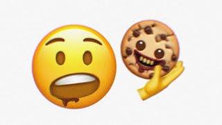 Who will eat whom? Emoji  or cookie monster 