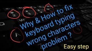 Easy way fix keyboard typing wrong characters! windows