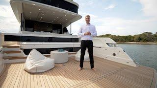 Maritimo M75 Flybridge Motor Yacht Walkthrough Tour