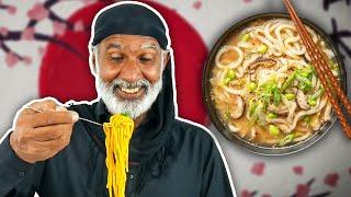 Tribal People Try Udon For The First Time