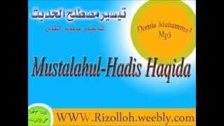 Domla Muhammad  Mustalahul   Hadis  1 dars