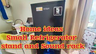 Home ideas, Refrigerator and Sound rack Stand for home udeas