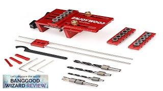 ENJOYWOOD 3 in 1 Adjustable Woodworking Doweling Jig Kit Pocket Hole Jig Review