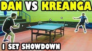 Kalinikos Kreanga vs TableTennisDaily's Dan