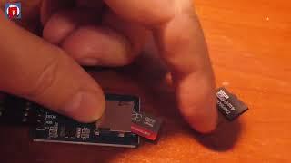 Проверяю модуль чтения карт памяти Micro SD для ардуино