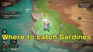 Fae Farm | Where to catch Sardines | Deliver 3 Sardines to Neppy's Fountain