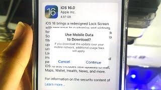 How To Use Cellular Data to Update iOS Software on iPhone or iPad!