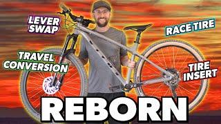 Vitus Nucleus REBORN | Budget Mountain Bike Upgrades | Manitou Markhor Travel Conversion | 2021 VR