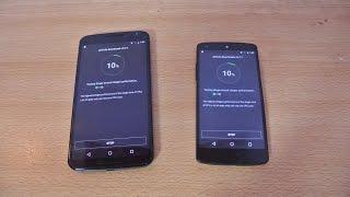 Nexus 6 vs Nexus 5 Android 6.0 Marshmallow Benchmark Comparison Test