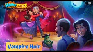 Homescapes -  Vampire Heir - Gameplay