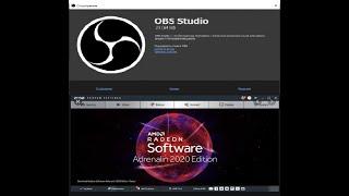 OBS захват экрана на Windows 10 /AMD Radeon . Adrenalin 2020