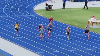 Ht1. 100m 50-54 Men, Pan Pacs Masters Games, SAF 8 November 2024