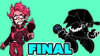 Friday Night Funkin' mod EVIL BOYFRIEND VS HD SENPAI FINAL BATTLE!