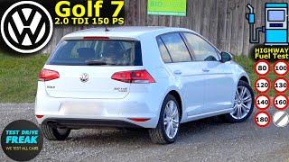 2015 VW Golf 7 2.0 TDI (150 PS) Manual TEST DRIVE with Fuel Consumption & Performance Test