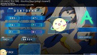 osu! Kira Kira Days [pkhg's Insane] 94.32% 6 Miss (A)