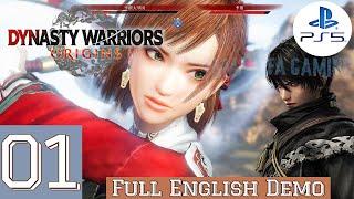 DYNASTY WARRIORS: ORIGINS [PS5] Gameplay Walkthrough (Full English Demo) Part 1 | No Commentary