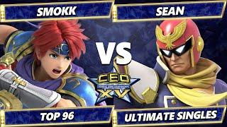 CEO 2025 - Smokk (Roy) Vs. Sean (Captain Falcon) Smash Ultimate - SSBU