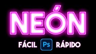 COMO CREAR TEXTO DE NEÓN con PHOTOSHOP 2023