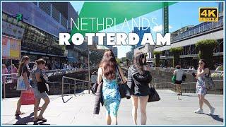 Walking Tour in Rotterdam / Centrum - Central Station - UHD 4k /2022 